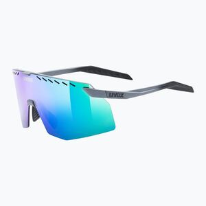 Napszemüveg UVEX Pace Stage grey matt/mirror green (Okulary Uvex Pace Stage S3 53/4/013/5516) kép