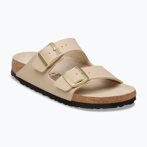 Női papucsok BIRKENSTOCK Arizona Birko-Flor triples sandcastle/oyster (Arizona Birko-Flor Regular 1031521) kép