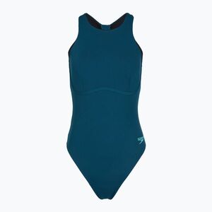Női egyrészes fürdőruha Speedo Racer Zip with Built in Swim Bra dark teal (Racer Zip with Built in Swim Bra 8-00369516009) kép