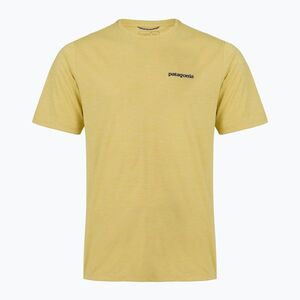 Férfi póló Patagonia Capilene Cool Daily Boardshort Logo limestone yellow - light limestone yellow x-dye (Capilene Cool Daily Boardshort Logo 45481) kép