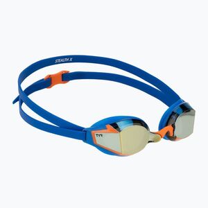 Úszószemüveg TYR Stealth-X Performance Mirrored navy/gold (Stealth-X Performance Mirrored LGSTLXM_409) kép