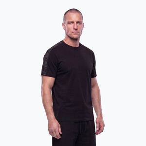 Férfi póló Pitbull West Coast Tape black/black. Méret: M kép