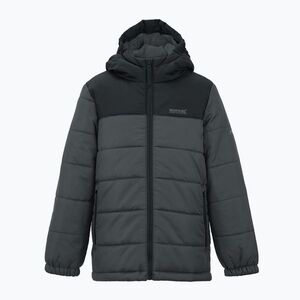 Gyerek bélelt kabát REGATTA Lofthouse black/seal grey (Lofthouse RKN221-28P) kép