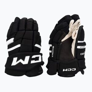 Gyerek jégkorong kesztyűk CCM Tacks XR80 JR Gloves black/white (Tacks XR80 HGXR80-JR11BLKWHT) kép