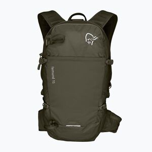 Túrahátizsák NORRONA Femund Econyl70 15 l olive night (Femund Econyl70 15L 5211-22) kép