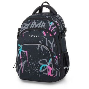 OXYBAG OXY SCOOLER hátizsák - Grafitti Pink kép