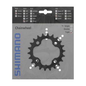 SHIMANO lánckerék - DEORE M590 22 - fekete kép