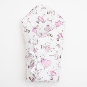 NEW BABY WRAP Bébi pólya, fehér, méret kép