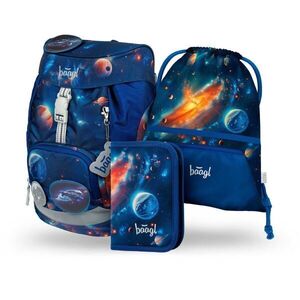BAAGL 3 SET AIRY UNIVERSE Iskolai szett, sötétkék, méret kép