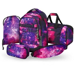 BAAGL 5 SET SKATE MAX GALAXY II Iskolai szett, lila, méret kép