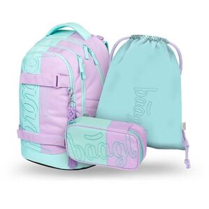 BAAGL 3 SET SKATE MAX SWEET Iskolai szett, világoszöld, méret kép