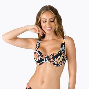 Fürdőruha felső ROXY Beach Classics Underwired D-Cup 2021 anthracite/island vibes (Beach Classics ERJX304620-XKYB) kép