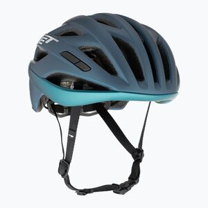 Kerékpáros sisak MET Estro Mips navy/teal matt (Estro Mips 3HM139CE00LBL2) kép
