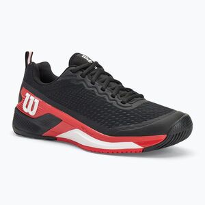 Férfi teniszcipő Wilson Rush Pro 4.5 fekete/frared/fehér (Rush Pro 4.5 WRS334330) kép