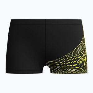 Gyerek úszó boxeralsó Speedo Medley Logo Aquashort hyper yellow (Medley Logo Aquashort 8-1241018409) kép