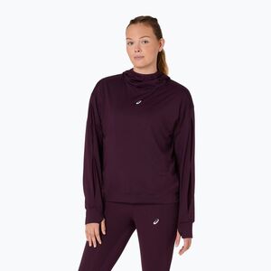 Női futópulóver ASICS Nagino Run Winter Hoodie dark aubergine (Nagino Run Winter Hoodie 2012D535-500) kép