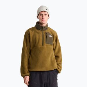 Férfi polár pulóver The North Face Yumiori Off Peak 1/2 Zip caraway seed/ne (Yumiori Off Peak 1/2 Zip NF0A8FKPRL21) kép