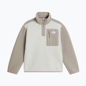 Gyerek polár pulóver The North Face Yumiori 1/4 Zip cumulus cloud/s (Yumiori 1/4 Zip NF0A8J61P481) kép