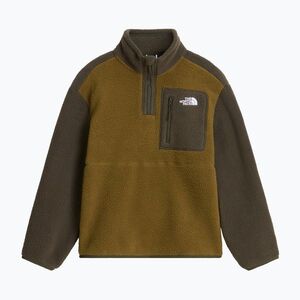 Gyerek polár pulóver The North Face Yumiori 1/4 Zip caraway seed/ne (Yumiori 1/4 Zip NF0A8J61RL21) kép
