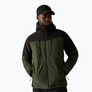 Férfi esőkabát REGATTA Highton Stretch Padded dark khaki/black (Highton Stretch Padded RMP456-2BC) kép
