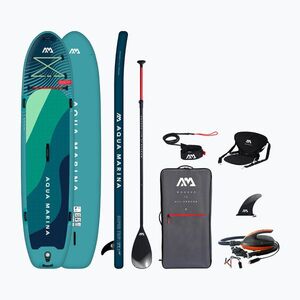 Pumpálható SUP deszka készlet Aqua Marina Super Trip Essential 12'6" dark green (Super Trip Essential 12'6" BT-26ST01E) kép