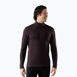 Férfi Termoaktiv pulóver Smartwool Classic Thermal Merino Base Layer 1/4 Zip Boxed mink heather (Classic Thermal Merino Base Layer 1/4 Zip Boxed SW002822P851) kép