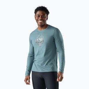 Férfi hosszú ujjú póló Smartwool Wander Valley Active Long Sleeve Graphic Tee dusty tea (Wander Valley Active Long Sleeve Graphic Tee SW003169Q65) kép