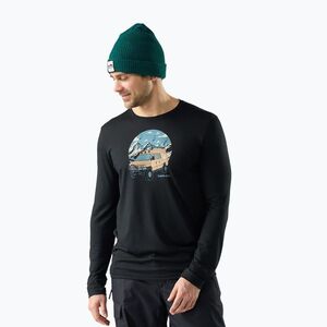 Férfi hosszú ujjú póló Smartwool First Chair Pursuit Active LS black (First Chair Pursuit Active SW0031700011) kép