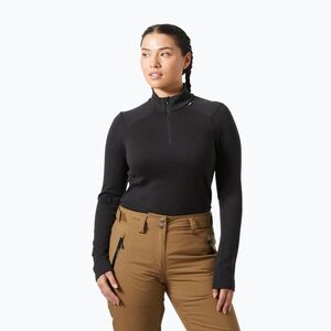 Női Termoaktiv pulóver Helly Hansen Lifa Merino Midweight 1/2 Zip black (Lifa Merino Midweight 1/2 Zip 49377_990) kép