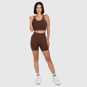 Női sportszett Iron Aesthetics Ultimate short, barna kép