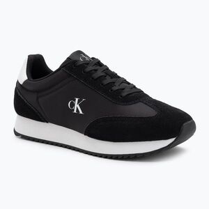 Calvin Klein női cipő YW0YW01828 Caleup Mg Nylon Mix Fekete/Fényes Fehér (Caleup Mg Nylon Mix YW0YW018280GM) kép