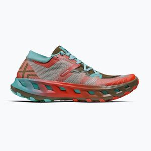 Futócipő + zokni X-Bionic Terraskin X02 burnt red/aqua/dark khaki (Terraskin X02 TSTS02S25U) kép