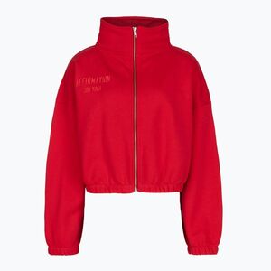 Női polár pulóver JoyInMe Zip Flow Sweatshirt berry crash (Zip Flow Sweatshirt 802935) kép