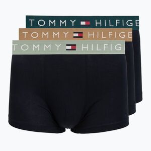 Férfi boxer nadrág Tommy Hilfiger Trunk WB 3 pack nb//saf canvas/mnty grey/deep spru (Trunk WB UM0UM039080TL) kép