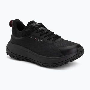 Férfi cipők Tommy Hilfiger The Canyon X Knit triple black (The Canyon X Knit FM0FM060670GJ) kép