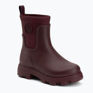 Női gumicsizma Tommy Hilfiger Stamp Warm Ankle oxblood (Stamp Warm Ankle FW0FW09544XUT) kép