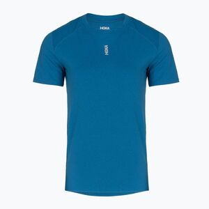 Női futó póló HOKA EveryRun Short Sleeve night glow blue (EveryRun SS 1175856-NTG) kép
