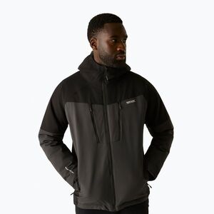 Férfi esőkabát Regatta Highton Stretch Padded Jacket ash/black (Highton Stretch Padded RMP456-61G) kép