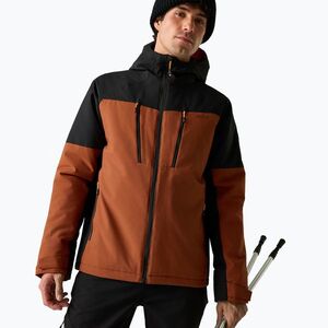 Férfi esőkabát Regatta Highton Stretch Padded Jacket burnt henna/black (Highton Stretch Padded RMP456-0N4) kép