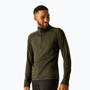 Férfi polár pulóver REGATTA Yonder II dark khaki (Yonder II RMA606-41C) kép