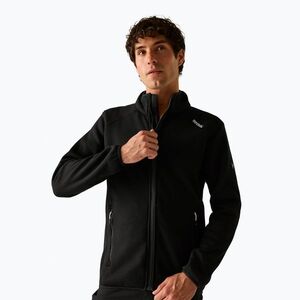 Férfi polár pulóver REGATTA Torrens black/black (Torrens RMA655-808) kép