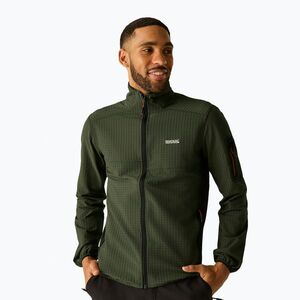 Férfi pulóver REGATTA Baslinn dark khaki/black (Baslinn RMA688-2BC) kép