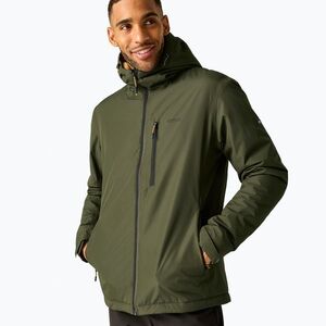 Férfi esőkabát REGATTA Allston dark khaki/wood brown (Allston RMP467-ZE7) kép
