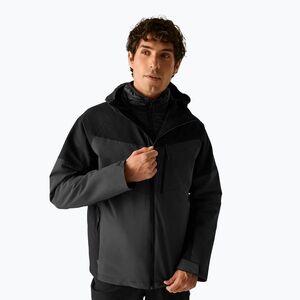 Férfi 3 az 1-ben kabát Regatta Wentwood 3in1 ash/black (Wentwood RMP455-61G) kép