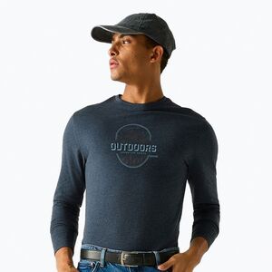 Férfi hosszú ujjú póló REGATTA Maylow navy original outdoors (Maylow RMT297-ZBZ) kép