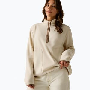Női polár pulóver Regatta Frankie Half Zip light vanilla/mocha (Frankie Half Zip RWA800-0UI) kép
