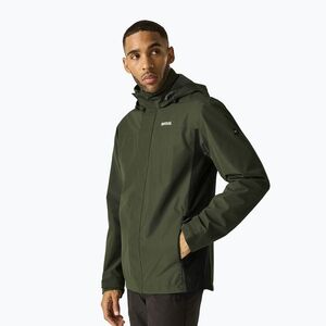Férfi softshell dzseki REGATTA Matt II dark khaki/black (Matt II RMW418-2BC) kép