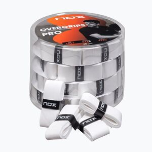 Padelütő markolatszalag NOX Pro Overgrip 60 pack white (Pro Overgrip OVPRO60BL) kép