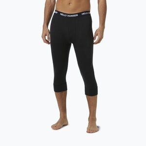 Férfi thermoaktív nadrág Helly Hansen Lifa Merino Midweight 3/4 black (Lifa Merino Midweight 3/4 49367_990) kép