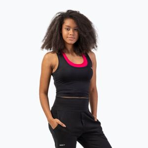 Női tréning felső NEBBIA Sporty Slim Fit Crop fekete 4220110 (Sporty Slim Fit Crop Tank Top 4220110) kép
